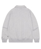 Angel Wappen Half Zip Up Gray