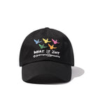 Rainbow Angel Ball Cap Black
