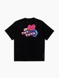 BT21 Space Wappen Black Short Sleeve T-shirt (Character Options)