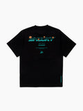 BT21 Space Wappen Black Short Sleeve T-shirt (Character Options)