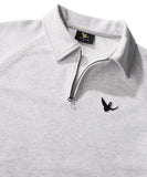Angel Wappen Half Zip Up Gray