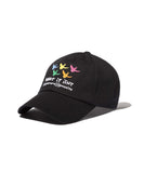 Rainbow Angel Ball Cap Black