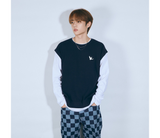 Angel Best Layered Long Sleeve Navy