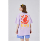 BT21 TATA Utopia Purple Short Sleeve T-shirt