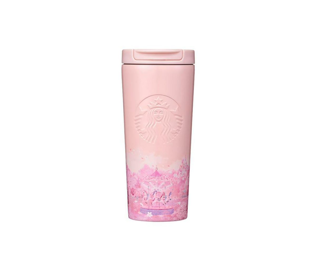 Starbucks 23 SS Cherry Blossom Corkcicle Handle Tumbler 405ml – Korea Box