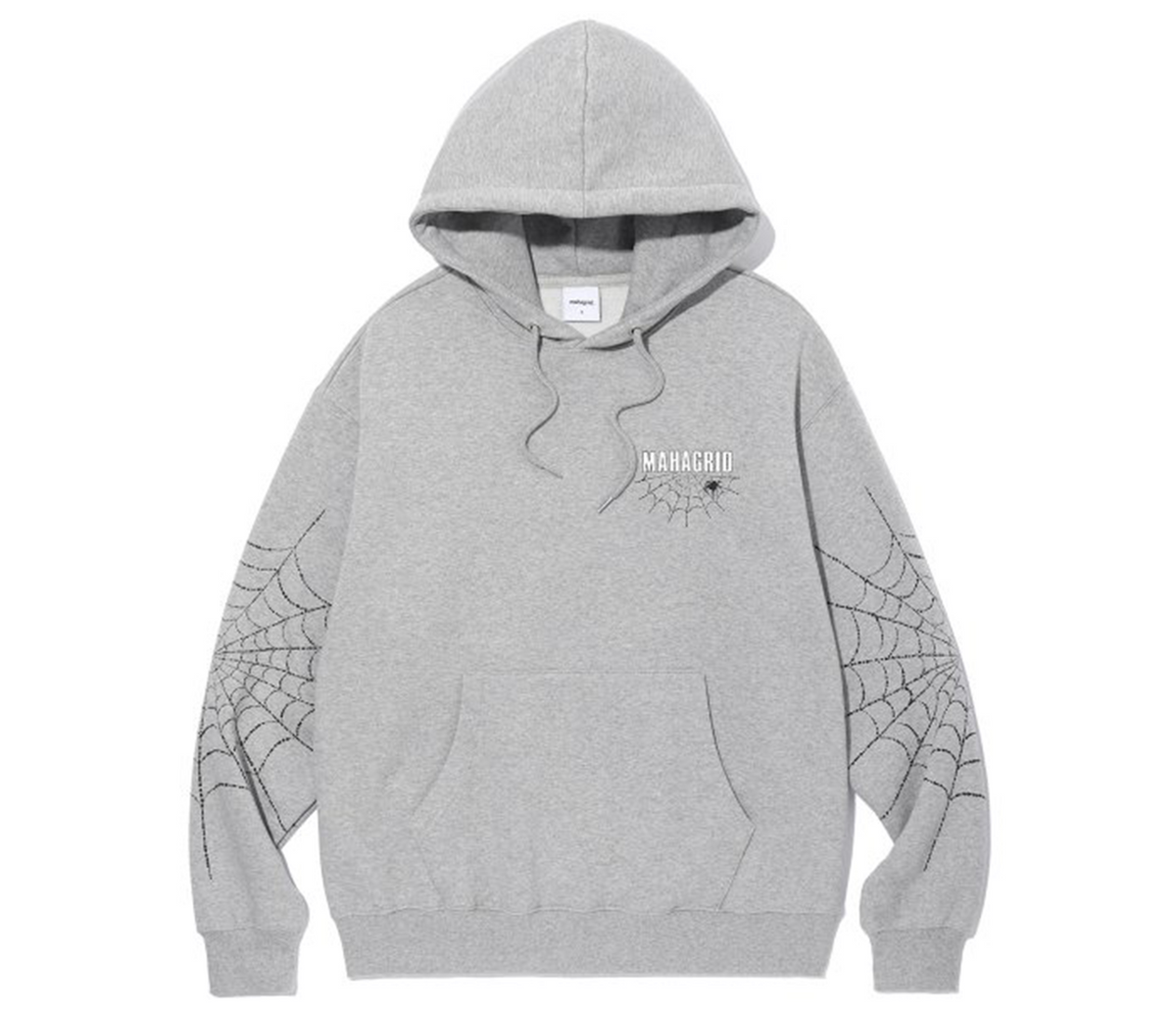 SPIDERWEB HOODED JACKET SILVER GRAY Lサイズ SPIDERWEB HOODED SPIDERWEB HOODED JACKET SILVER GRAY Lサイズ SPIDERWEB HOODED