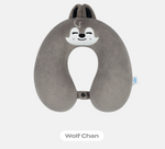 Stray Kids SKZOO NECK PILLOW - 'PILOT : FOR ★★★★★' - Wolf Chan - Packaging vinyl torn, New Item(unused)