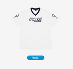 Stray Kids T-SHIRT WHITE - 'PILOT : FOR ★★★★★' (One size)