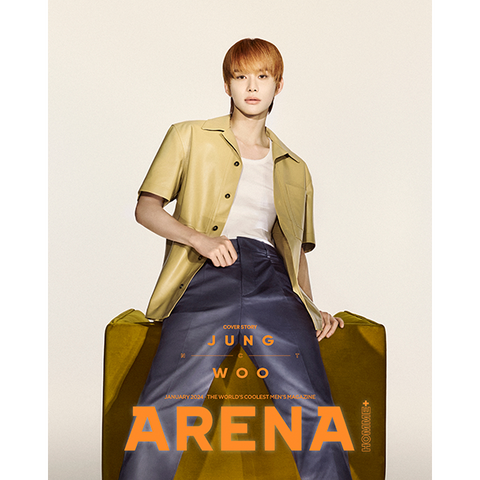 NCT JUNGWOO COVER ARENA MAGAZINE 2021 JAN ISSUE