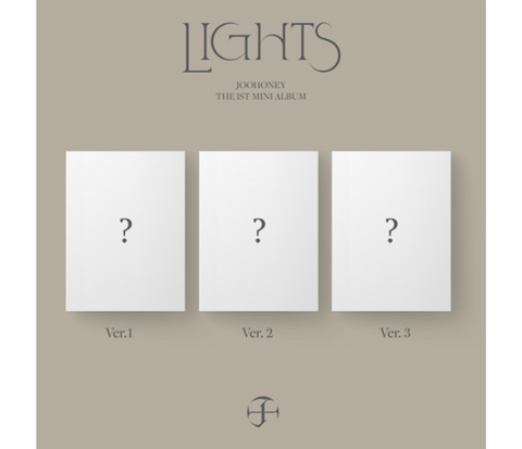JOOHONEY - 1st Mini Album [LIGHTS] (Random Ver.)