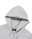 Angel Wappen Zip-Up Hood Gray
