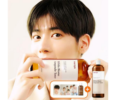 [5 types of TXT postcards Benefits] 2 Sets of Manyo Factory Bifida Biome Ampoule Toner [(Main product 400ml+100ml)*2]
