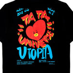 BT21 TATA Utopia Black Short Sleeve T-shirt