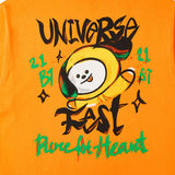 BT21 CHIMMY Utopia Orange Short Sleeve T-shirt