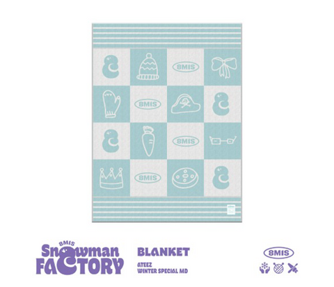 ATEEZ - [SNOWMAN FACTORY] Official MD BLANKET