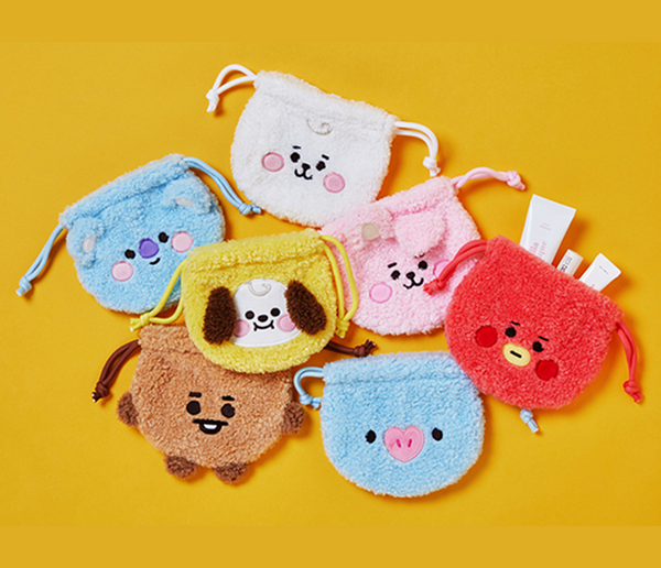 BT21 RJ Baby Boucle Cell Phone Crossbody Bag