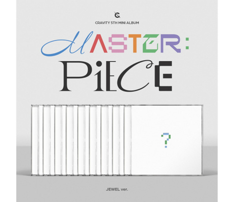 CRAVITY - 5th Mini Album [MASTER:PIECE] (Jewel Ver.) (Limited Edition) (Random Ver.)