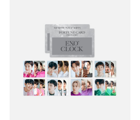 EXO - 2023 FANMEETING EXO' CLOCK OFFICIAL MD _ FORTUNE SCRATCH SET (RANDOM)