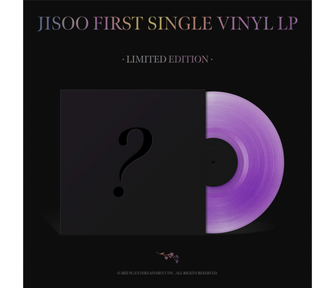 JISOO - JISOO FIRST SINGLE VINYL LP -LIMITED EDITION-