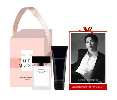 [Jinyoung PICK] Narciso Rodriguez Pure Musk for Her EDP 30ml Special (Jinyoung Photo Postcard + Hand Cream benefits)