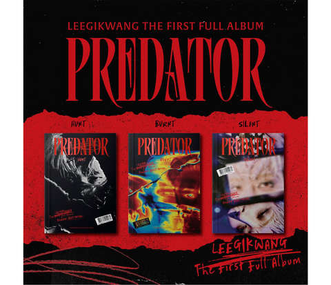 LEE GI KWANG - THE 1st FULL ALBUM [Predator] (Random Ver.)