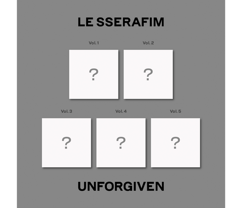 LE SSERAFIM - 1st Studio Album [UNFORGIVEN] (COMPACT Ver.) (Random Ver.)