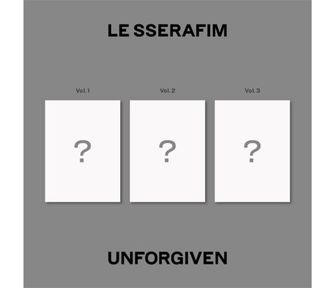 LE SSERAFIM - 1st Studio Album [UNFORGIVEN] (Random Ver.)