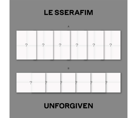 LE SSERAFIM - 1st Studio Album [UNFORGIVEN] (Weverse Albums ver.) (Random Ver.)