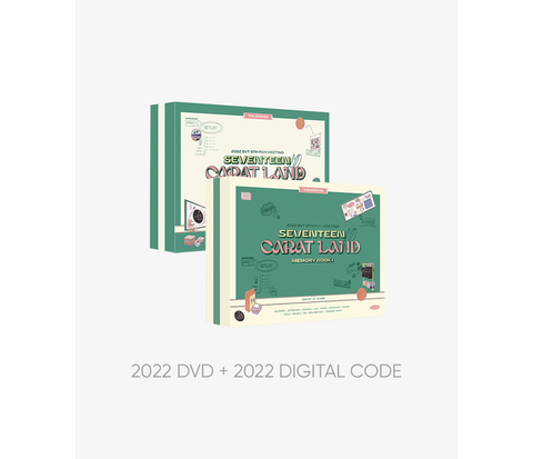SEVENTEEN - 〈SEVENTEEN in CARAT LAND〉 MEMORY BOOK+ SET (2022 DVD + 2022 DIGITAL CODE)