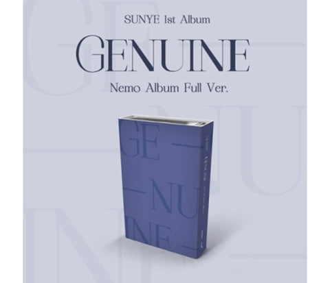 SUNYE - 1st Solo Album [Genuine] Nemo Album Full Ver.