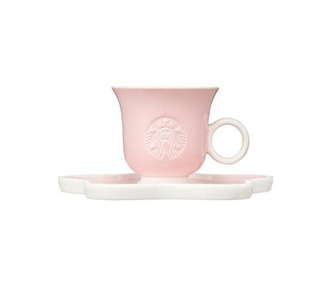 Starbucks 23 Cherry Blossom Flower Mug & Saucer 237ml