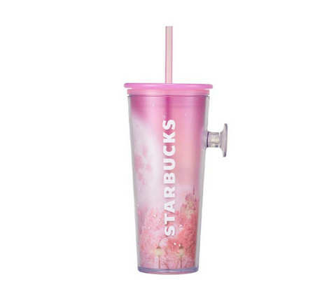 Starbucks 23 Cherry Blossom pophandle Romantic Coldcup 473ml