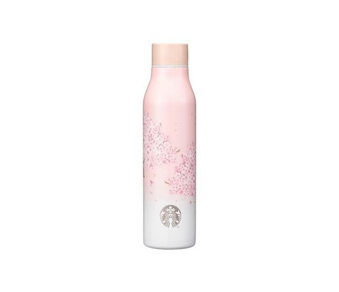 Starbucks 23 SS Cherry Tulip Romantic Water Bottle 384ml