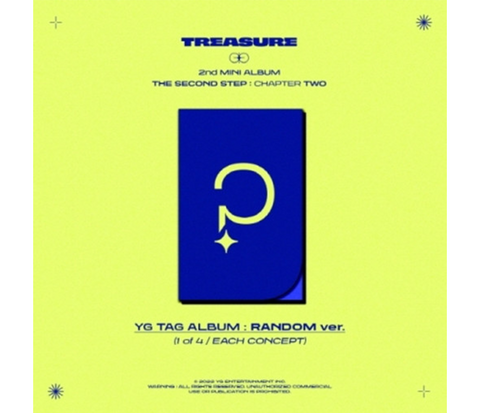 TREASURE - 2nd MINI ALBUM [THE SECOND STEP : CHAPTER TWO] YG TAG ALBUM Random ver.