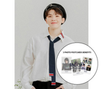 [WOOZI Collection] RC Club Tie Shirt_White (3 photo postcards benefits)