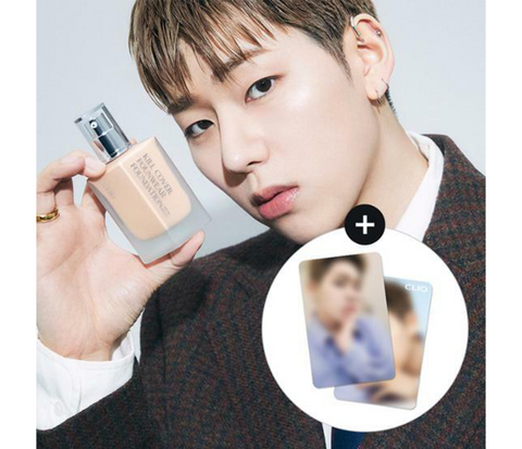 [Zico Photo Card Benefits] Clio Kill Cover Founwear Foundation Planning (this product + makeup sponge 4ea)