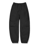 [Hoshi Wearing] Comfy Hood Anorak Jogger Pants_Black